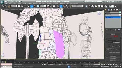 Modeling Low Polygon Game Characters in 3ds Max clip148