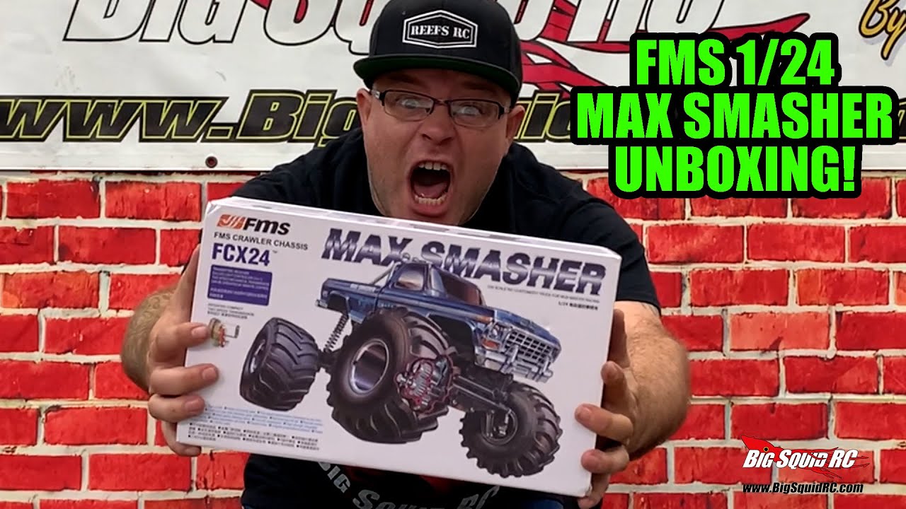 FMS 1:24 FCX24 Smasher Monster Truck RTR 4WD - V2 – RC Addict