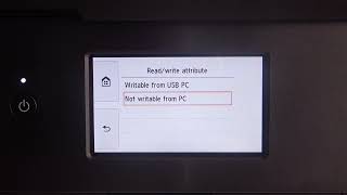 How to Set Up Read/Write Attributes in Canon PIXMA TS9550
