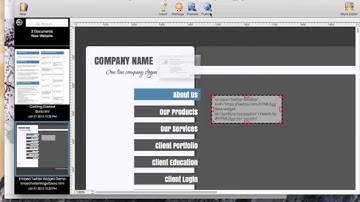 How to embed a Twitter widget into your website using HTML Egg Pro for Mac