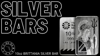 Beautiful 10 Ounce Silver Bars are GREAT for Stacking Silver