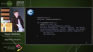 code_report::episode_69 () ~ C++Now Algorithm Intuition!