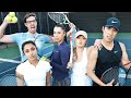 Try Guys & Friends Try Tennis