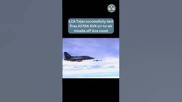 LCA #Tejas successfully test-fires ASTRA Beyond Visual Range air-to-air #missile off Goa coast