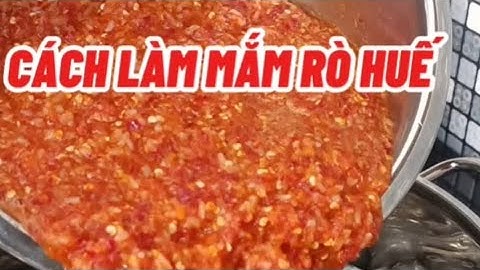 Cách làm mắm cá rò Huê #ngocdanang #food #nguyenbichngoc