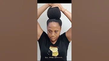 NATURAL HAIR 2 IN 1 HAIRSTYLE TUTORIAL IN 5 MINUTES The Lollipop And The Lupita Nyongo Do 