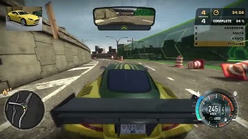 NFSMW restored Aston Martin DB9 Upgrade/V8 Vantage engine sound