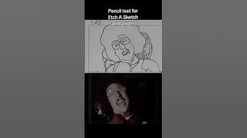 This is a pencil test before drawing every frame on the Etch A Sketch! #weirdal #weirdalcolab