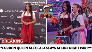 FASHION WORLD STUNNED as Alex Eala Makes Glamorous Entrance at Linz Open Party ✨🔥