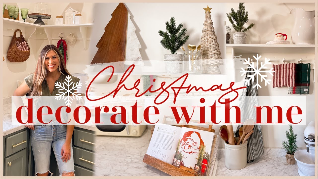 CHRISTMAS DECORATE WITH ME KITCHEN EDITION neutral Christmas