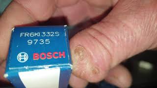 Платина и иридий в свечах зажигание Bosch из России.
