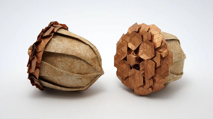 Origami Acorn (Beth Johnson) + Spread Hex Tessella...