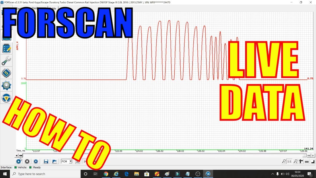 Forscan - How To View Live Data 