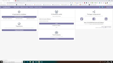 Odoo 12 - Activer le mode developpeur