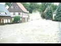Großschönau Hochwasser Hauseinsturz an der Lausur
