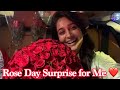 Shoaib ne Chuhe Ko hara diya 😂| Beautiful Rose Day surprise for me ❤️
