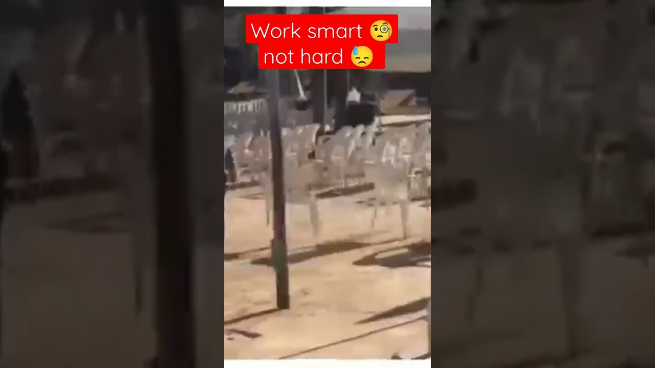 Work smart 🧐 not hard 😓 Skill is better than strength.  