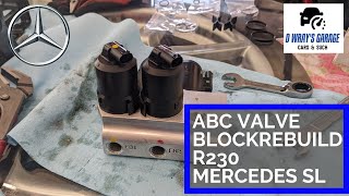 Mercedes ABC Valve Block Remove and Rebuild - SL55 AMG (R230) by D Wray's Garage 15,549 views 2 years ago 21 minutes