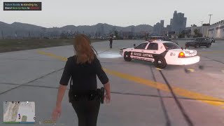 Gta 5 Lspdfr Episode: Female L.S Airport Authority Police - Evening Patrol #lspdfr #gta5