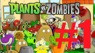 PLANTS VS ZOMBIES - CHAPTER 1 - DAY - Walkthrough. LIVE COMMENTS -  IOS, ANDROID, PS, WINDOWS #1