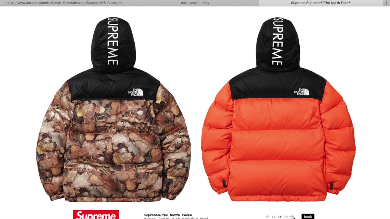 supreme tnf fw16