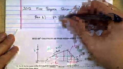 AP Calculus 2012 Released Free Response Q2 part b