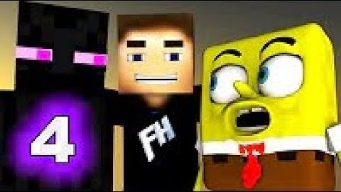 SPONGEBOB IS IN MINECRAFT 4! 3D Animation (Reuploaded)