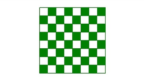 Simple Python Turtle Graphic and Code: Chess Board