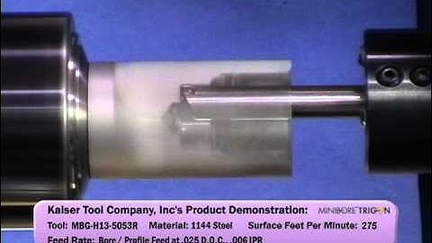 THINBIT® Boring Product Demonstration