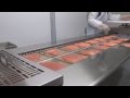 Colimatic thermoforming mod. THERA 650 Form Fill Seal  packaging salmon