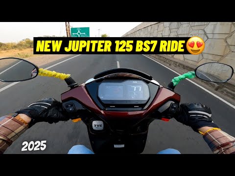 New 2025 Jupiter 125 SmartXonnect Ride🔥 | TVS Jupiter 125 BS7 |