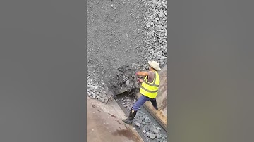 Barge unloading | Satisfying VIdeo | Relaxing video