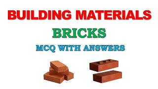 Bricks | Building Material MCQ | 2nd Grade Overseer | Assistant Engineer | SSC JE