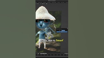 Organize & move into collection or folder - Smurf Cat meme - low poly 3d model character in Blender