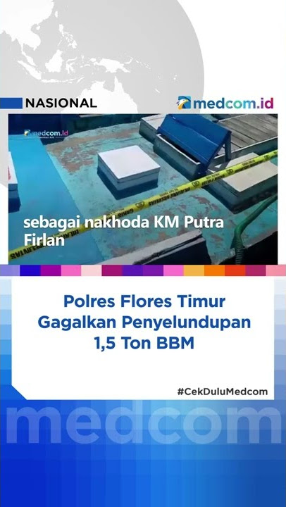 Polres Flores Timur Gagalkan Penyelundupan 1,5 Ton BBM
