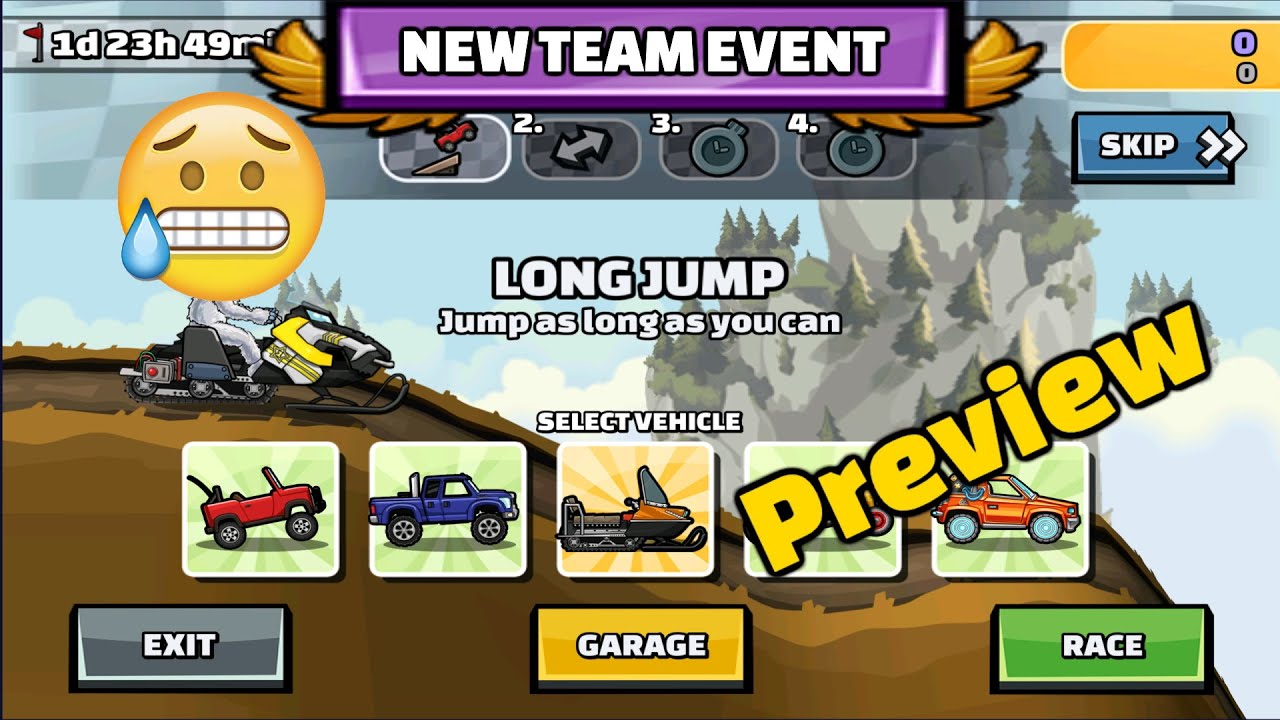 Hill Climb Racing 2 new team event, Hill Climb Racing 2