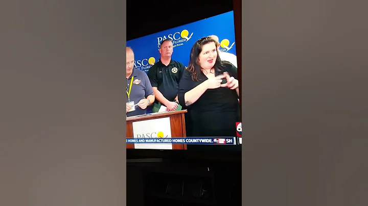 The best Hurricane Irma ASL Interpreter.
