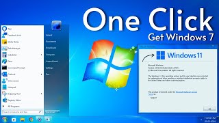 Making Windows 11 Look Like Windows 7 in One Click 🔥