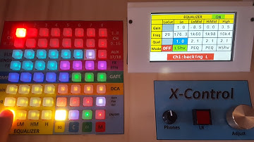 Arduino OSC Ethernet controller for Behringer XR18 (X AIR), X32 mixer