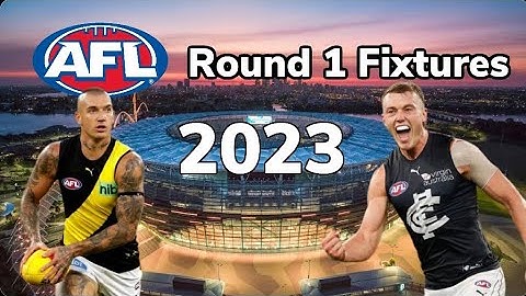 2023 AFL ROUND 1 FIXTURES