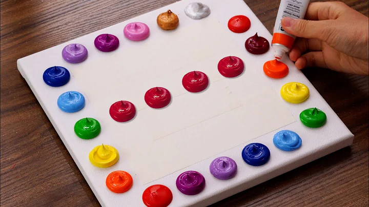 How To Paint a Lotus Flowers｜Acrylic Painting For Beginners Step By Stpe (1460)