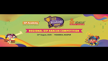 REGIONAL SIP ABACUS COMPETITION 24th August, 2025 | LIVE |