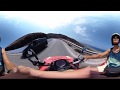 Tour of Santorini island filmed 360 4k