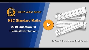 HSC Maths Standard 2019 Question 38 - StudyNinja