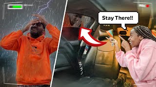 Best Revenge Prank On My BF/ Locked Him Outside The Car in The Rain / He Begged Almost Cried😂