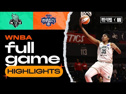 New York Liberty vs Washington Mystics Full Game Highlights 