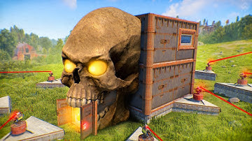 Живу в Читерском ЧЕРЕПЕ целый Вайп! Rust/Раст