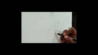 kerala women ?drawing youtubeshorts art shortfeed art new kerala