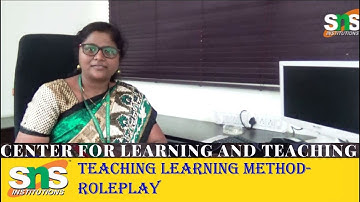 SNS Institutions - Teaching Learning methods -  Role Play