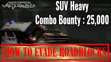 How to Evade Roadblocks  - Need for Speed: Most Wanted